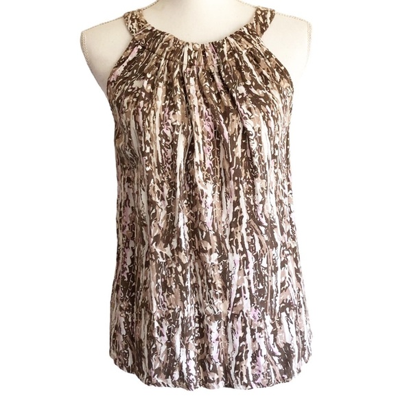 Marisa Christina Linen Blend Tank Top Size Medium - Picture 1 of 6